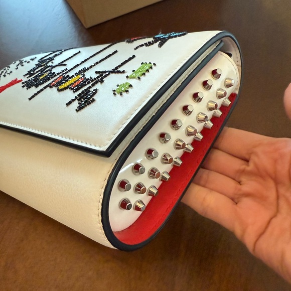 PALOMA CLUTCH calf loubitag patrnt - Picture 3 of 8